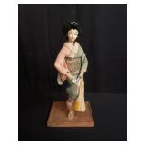 Vintage Japanese geisha doll