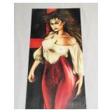 Helena Bonham Carter horror actress painting
