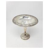 Sterling silver weighted compote
