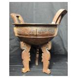 Vintage brass Chinese vessel