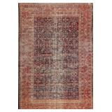 Antique hand-knotted Persian rug