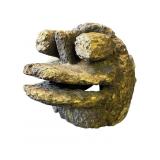 African-style wood sculpture