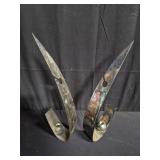 Pair of John Beckman & Antonia Polizzi Silver