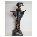 Juliet Erte Art Deco style cast bronze sculpture