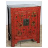 Vintage Asian lacquered cabinet
