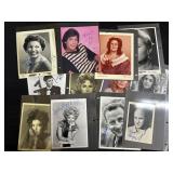 Group of signed actors/singers headshots