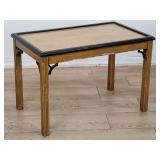 Vintage wood side table