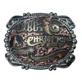 2014 Chute out champion belt buckle