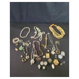 Group of costume jewelry
