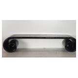 Asian black laqucered scroll leg stand