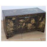 Vintage Asian hand painted cabinet
