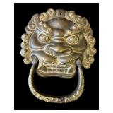 Vintage brass door knocker