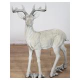 3-piece composite deer statue, as is