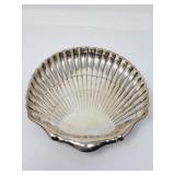 Sterling silver scallop dish
