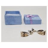 Vogt sterling silver and 14k gold fill earrings