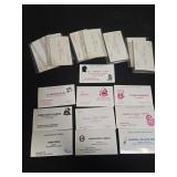 Lot of 10 star trek card decks