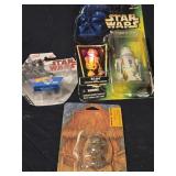 Lot of 3 star wars collectible figures
