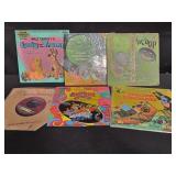Lot of 6 LP vinyls Disney,  kellogs, etc