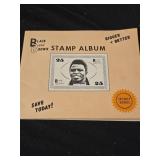 Vintage 1970 James Brown black and brown stamp