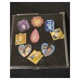 Lot of 9 Disney princess pins