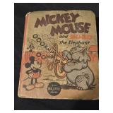 Vintage 1935 Mickey Mouse and Bobo the Elephant