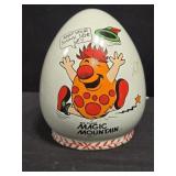 Six flags magic mountain  troll piggy bank