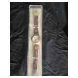 Disney Lorus Mickey Mouse gold tone talking watch