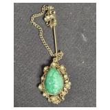 Pauline Radar style vintage pin brooch