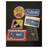 Lot of 6 assorted patches
