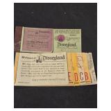 Lot of 2 books of Disneyland admission coupons