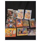 12 Disney character post cards