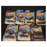 Lot of 7 Batman Hotwheels cars