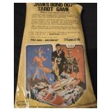 Vintage 1973 James Bond tarot deck live and let
