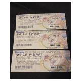 Vintage 1998 Disneyland 1 day passport