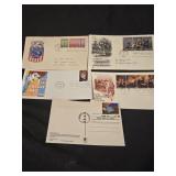 Vintage first day of issue stamps