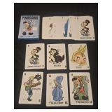 Vintage 1965 Pinocchio playing cards (40)