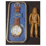 Lot of 2 collectible items, Aladdin watch, 1977