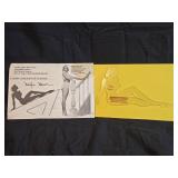 Vintage 1956 Marilyn Monroe drawing template