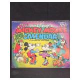 Vintage 1981 Walt Disney Mickey Mouse calandar