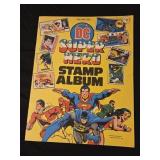 Vintage 1976 Vo.1 DC super hero stamp album