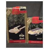 Lot of 2 Hallmark star trek ornaments