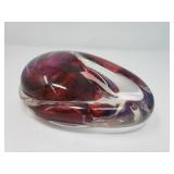 Robert Burch art glass paperweight