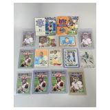 Group of football cards