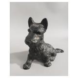 Vintage cast iron Scottish terrier figurine