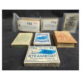Group of antique playing cards