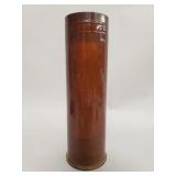 Trench art brass vase