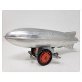 Vintage Graf Zeppelin aluminum wind up toy