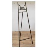 Vintage brass easel