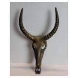Aluminum antelope skull wall decoration