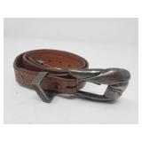 Sterling silver Vicenza belt buckle on